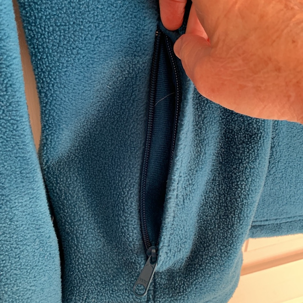 Columbia Blue/Teal Women's Fleece Jacket EUC - Picture 5 of 9